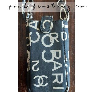 Vintage CHANEL By The Sea Line Chain Pochette Perfect Cell phone cross body bag!